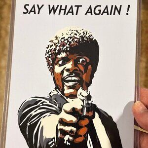 Pulp Fiction POP ART in Protected Sleeve - IFKYK this line is ICONIC